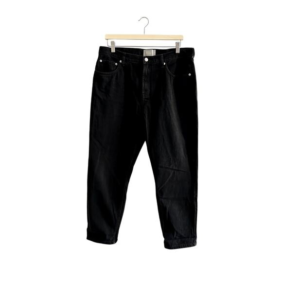 Everlane The Super-Soft Relaxed Straight Leg Jean Stormy Black 32 Regular - Picture 3 of 6